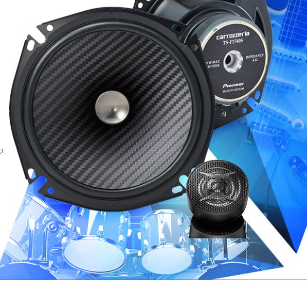 Pioneer TS-F1740II スピーカー 160W ＋部材 新作入荷，2025 carrozzeria TS-F1740Ⅱ UD-K118