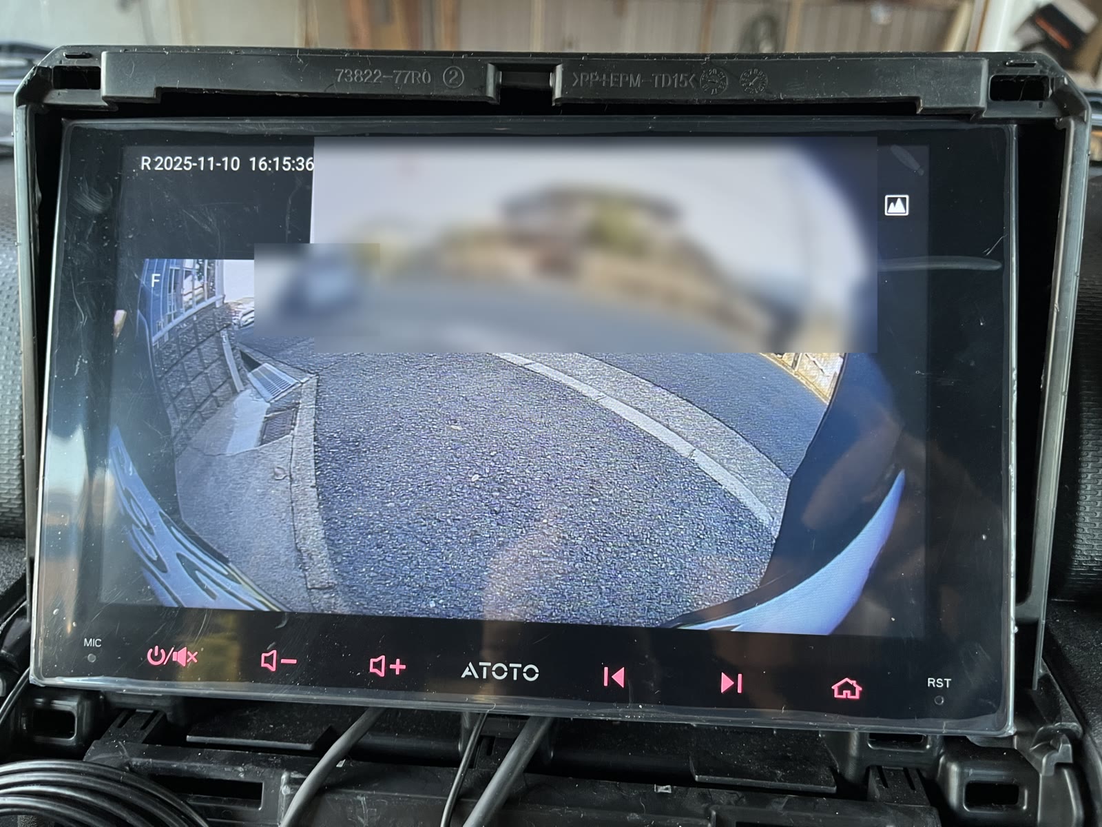S8MSではAC-HD03LRが通常の魚眼リアビューとしてのみ動作する（2025年11月10日）