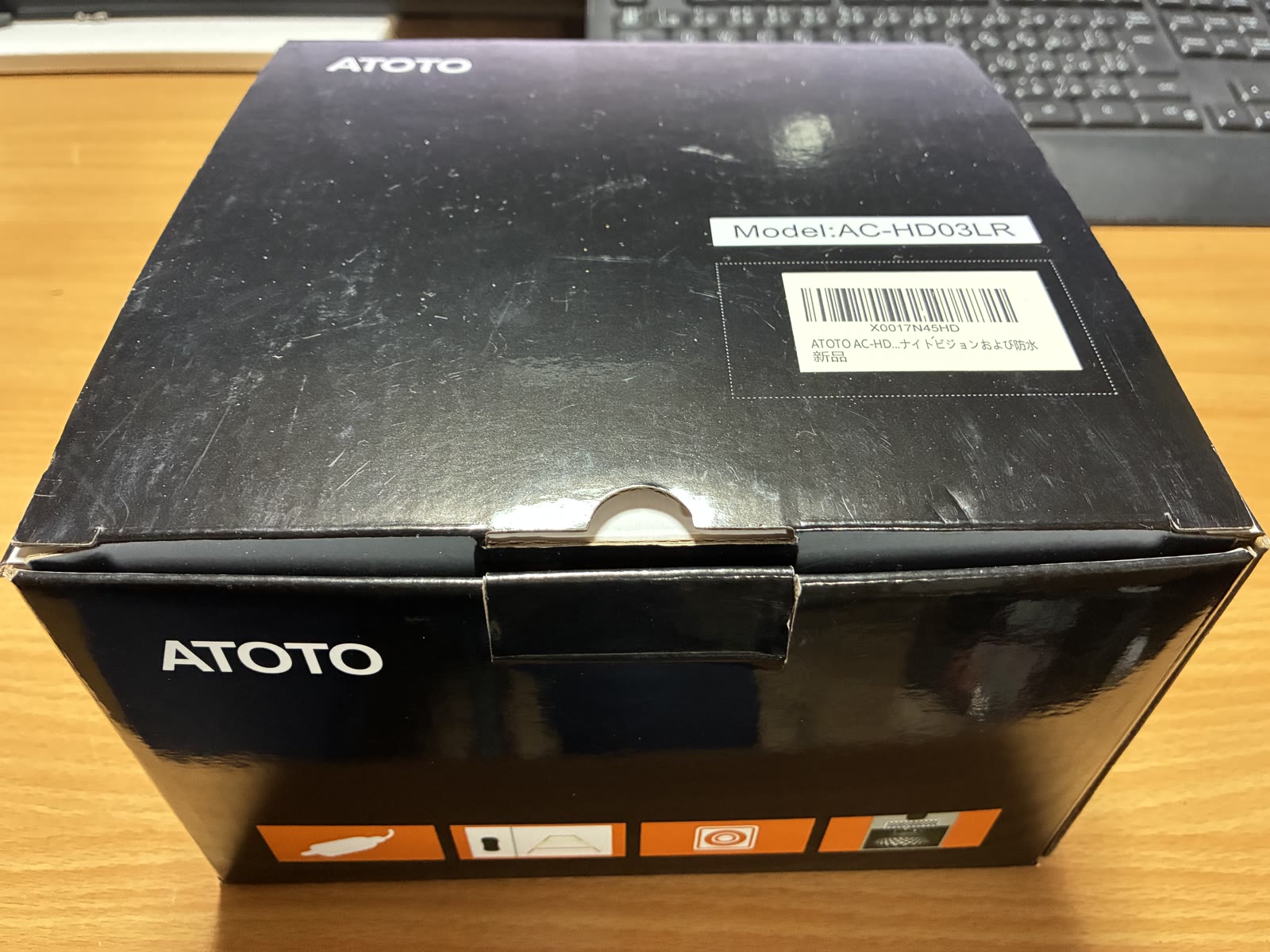ヤフオク出品時のATOTO AC-HD03LRの箱