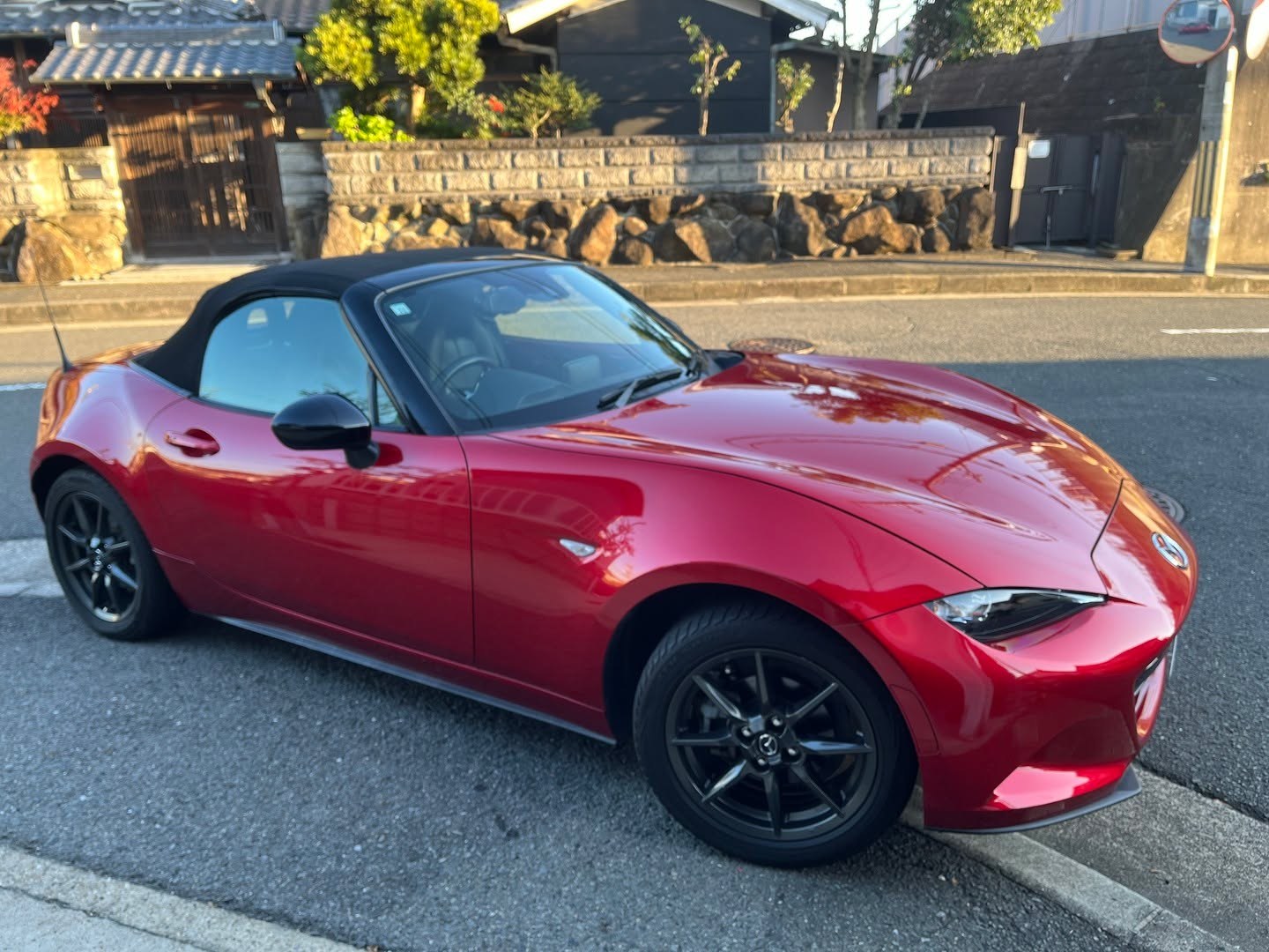 ソウルレッドのマツダ ロードスター ND Sレザーパッケージ