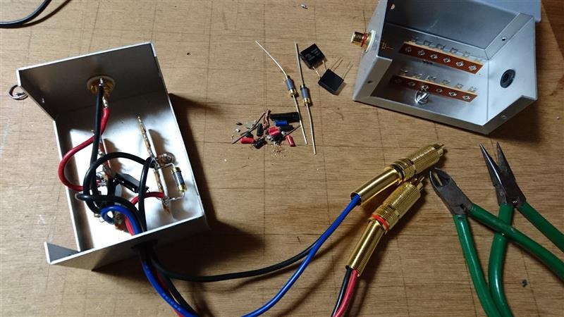 自作中の2wayチャンネルフィルター