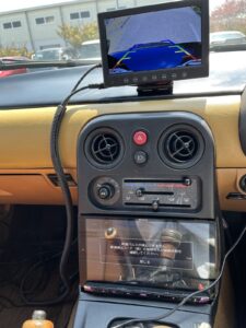 ナビ画面に「車速パルスが検出できません」と表示されている